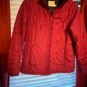 BURGANDY JPUFF JACKET